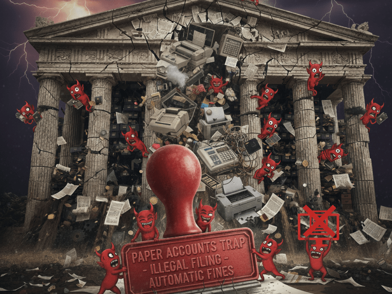 Week 5: The Paper Accounts Trap: Ignoring the Mandate for Software-Only&nbsp;Filing.